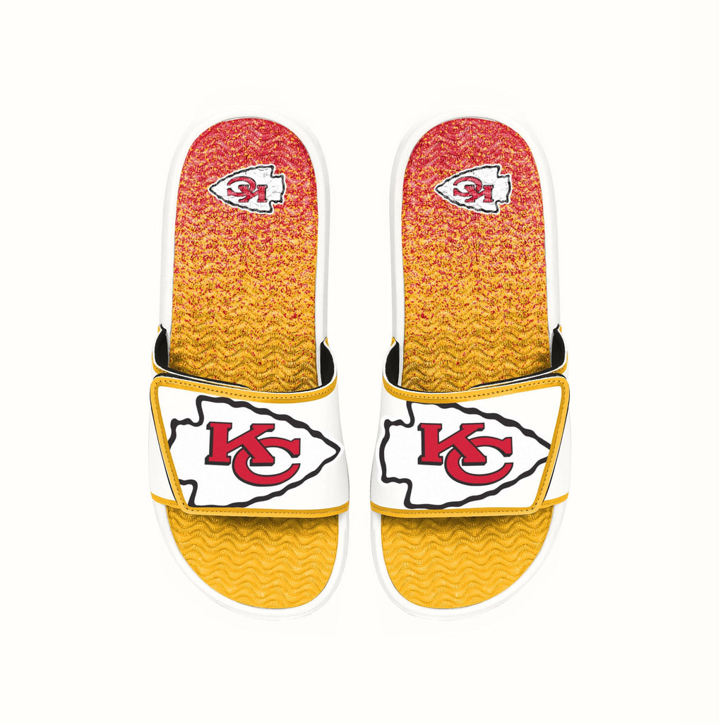 Kansas City Chiefs Primary Logo Gradient Gel Slide FOCO S - FOCO.com