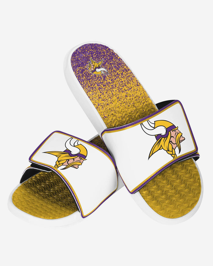 Minnesota Vikings Primary Logo Gradient Gel Slide FOCO S - FOCO.com