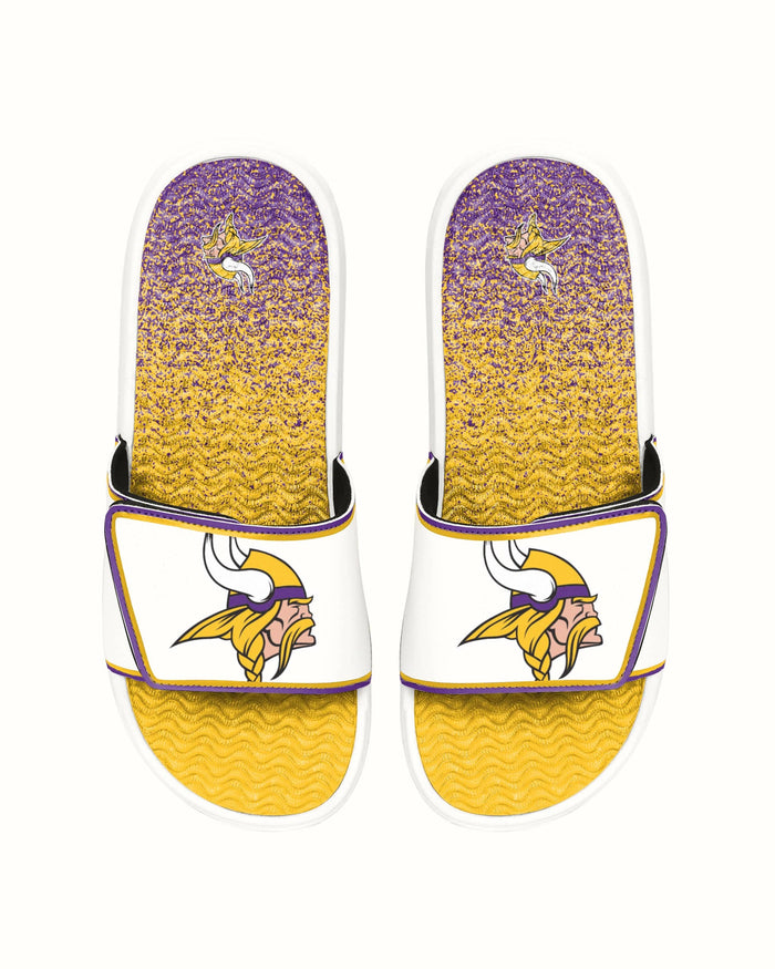 Minnesota Vikings Primary Logo Gradient Gel Slide FOCO S - FOCO.com