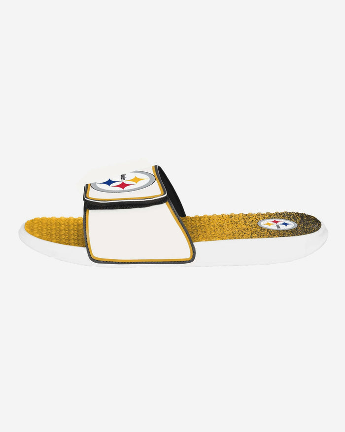 Pittsburgh Steelers Primary Logo Gradient Gel Slide FOCO S - FOCO.com
