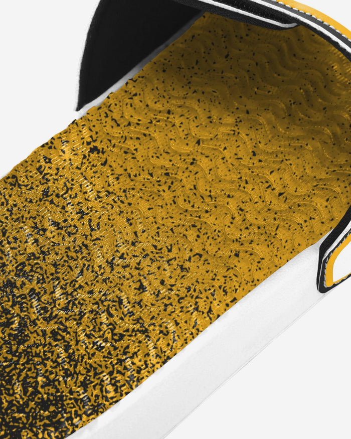 Pittsburgh Steelers Primary Logo Gradient Gel Slide FOCO S - FOCO.com