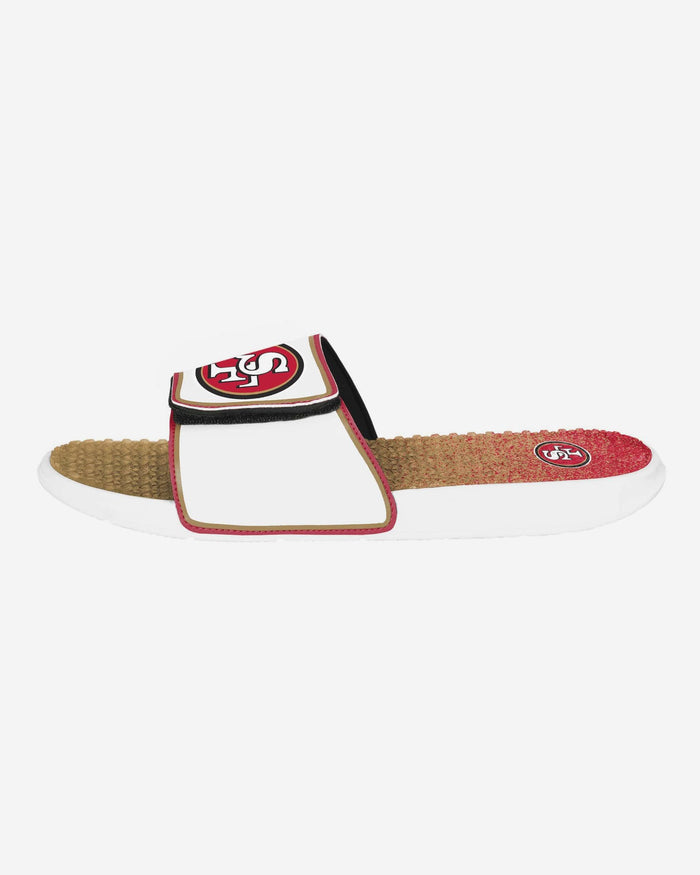 San Francisco 49ers Primary Logo Gradient Gel Slide FOCO S - FOCO.com