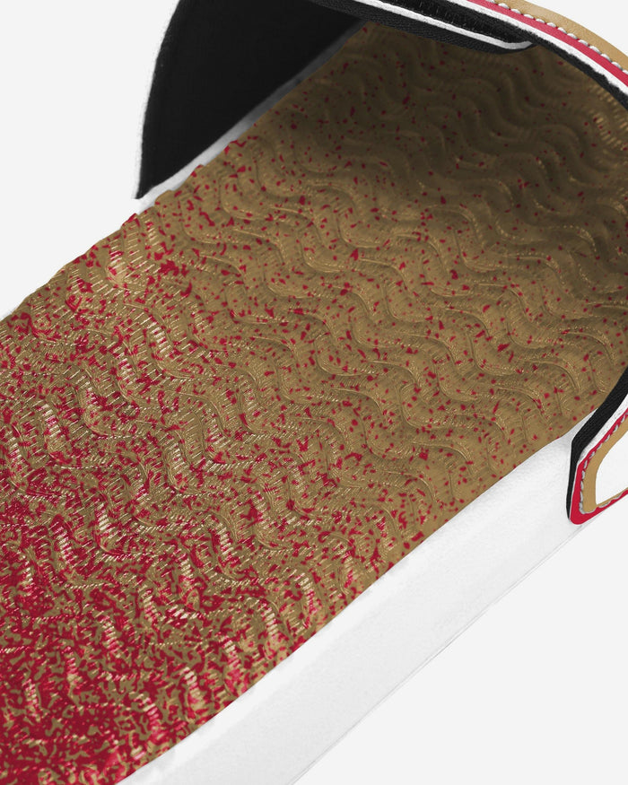 San Francisco 49ers Primary Logo Gradient Gel Slide FOCO S - FOCO.com