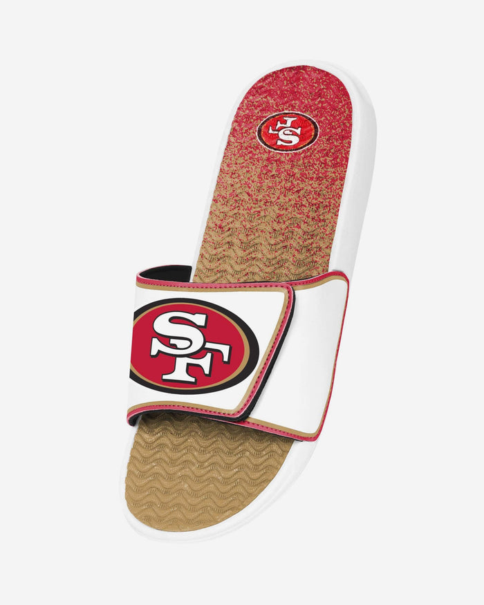 San Francisco 49ers Primary Logo Gradient Gel Slide FOCO S - FOCO.com