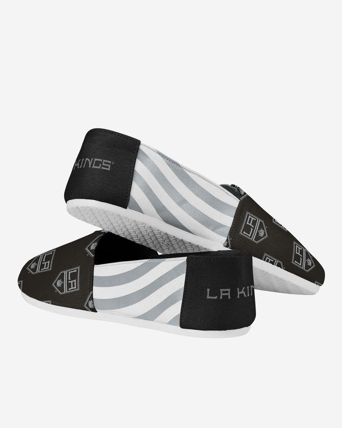 Los Angeles Kings Womens Stripe Canvas Shoe FOCO - FOCO.com