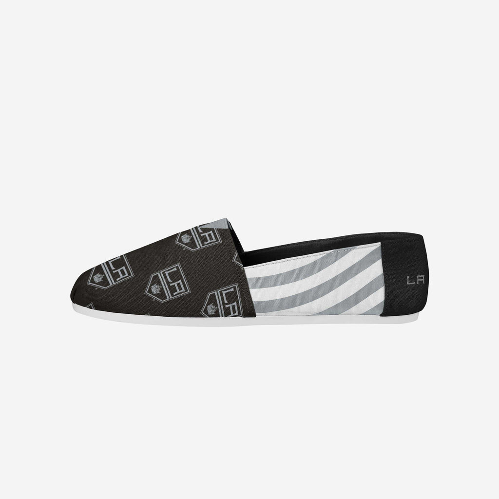 Los Angeles Kings Womens Stripe Canvas Shoe FOCO S - FOCO.com