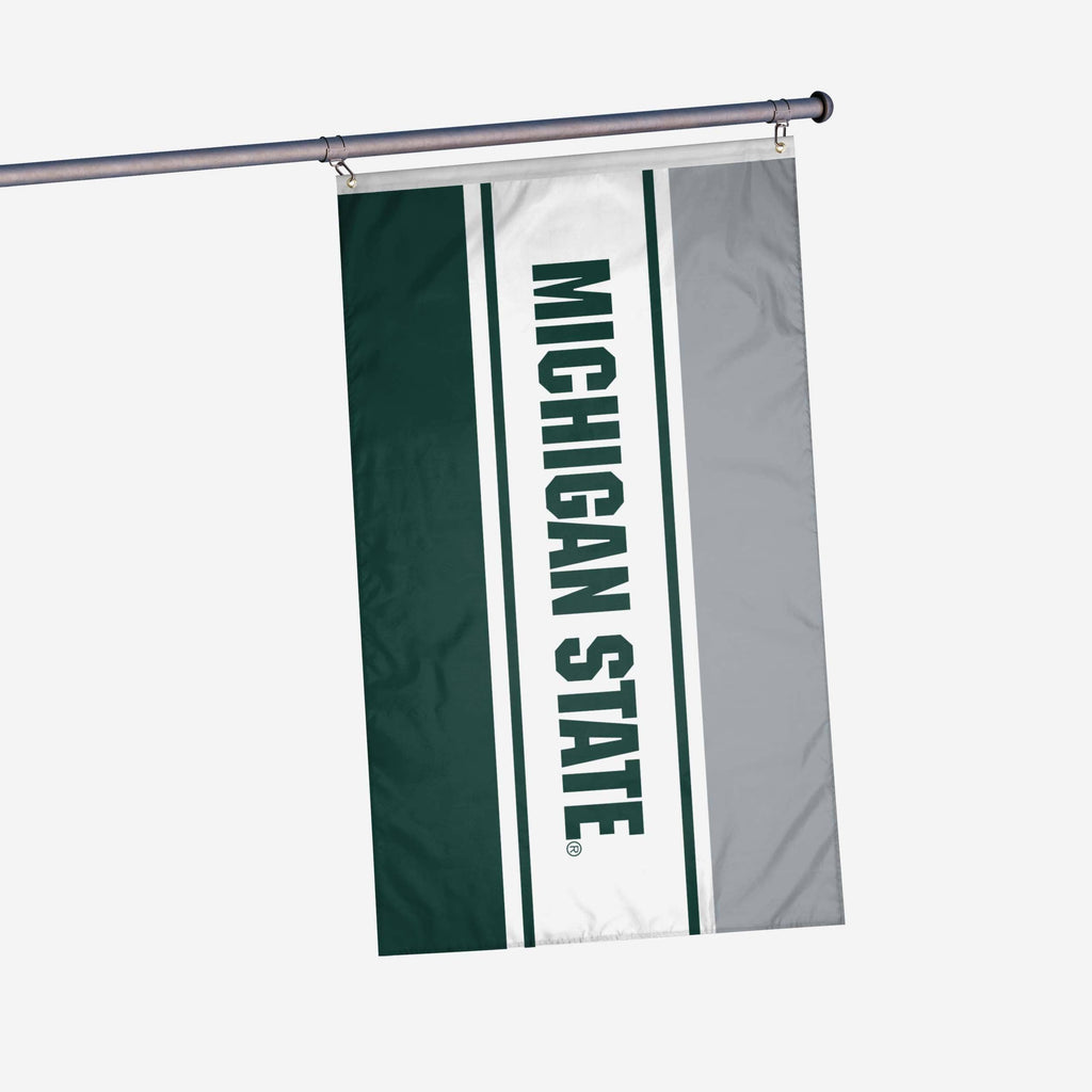 Michigan State Spartans Horizontal Flag FOCO - FOCO.com