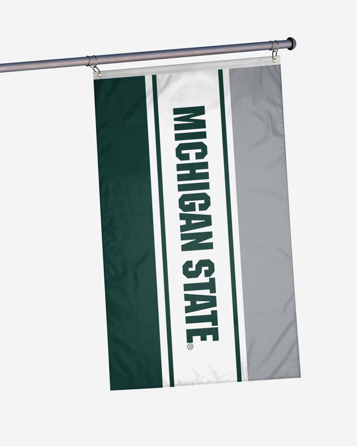 Michigan State Spartans Horizontal Flag FOCO - FOCO.com