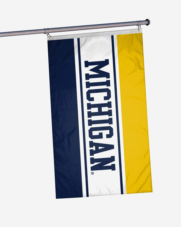 Michigan Wolverines Horizontal Flag FOCO - FOCO.com