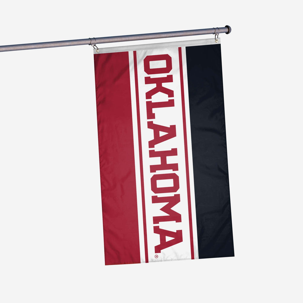 Oklahoma Sooners Horizontal Flag FOCO - FOCO.com