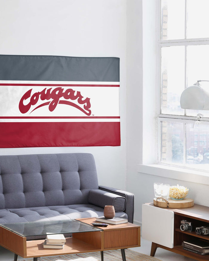 Washington State Cougars Horizontal Flag FOCO - FOCO.com