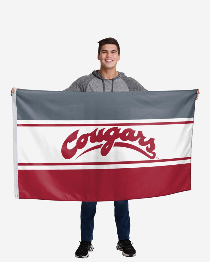 Washington State Cougars Horizontal Flag FOCO - FOCO.com