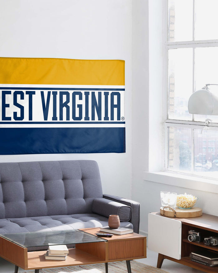 West Virginia Mountaineers Horizontal Flag FOCO - FOCO.com