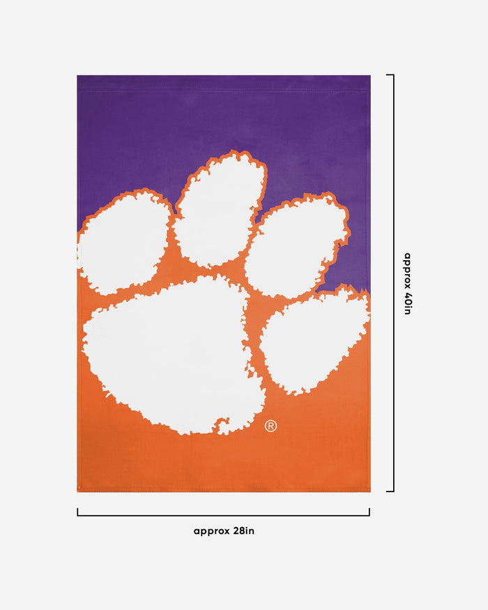 Clemson Tigers Vertical Flag FOCO - FOCO.com