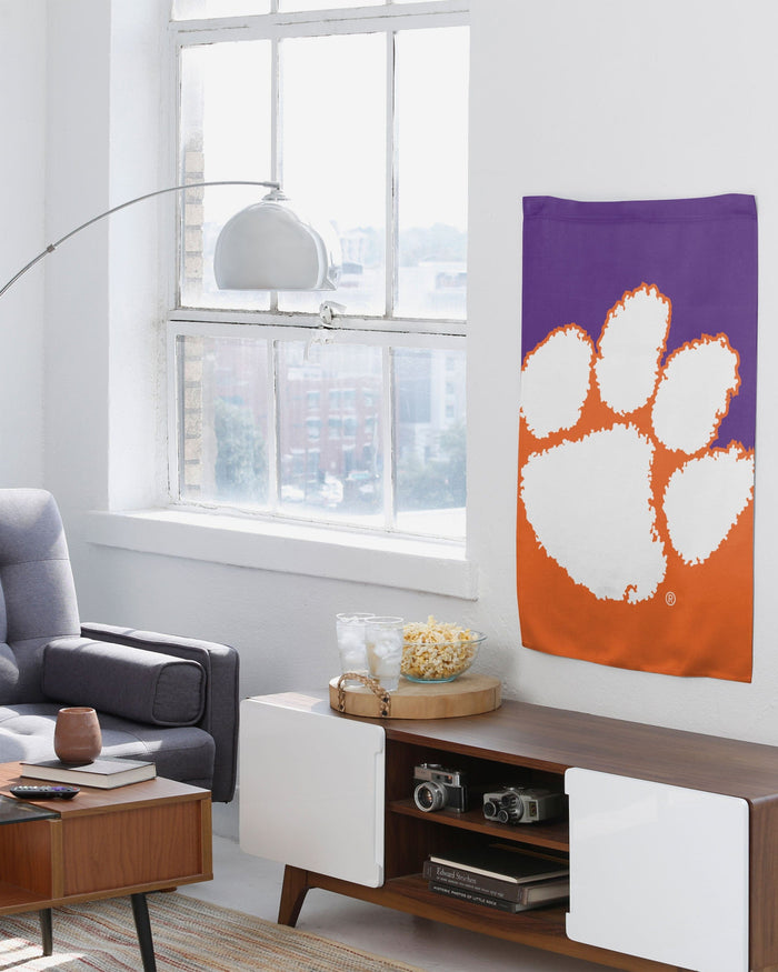 Clemson Tigers Vertical Flag FOCO - FOCO.com