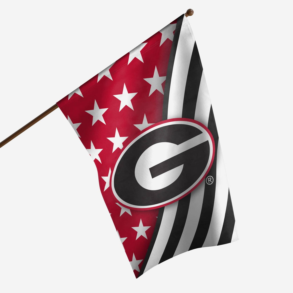 Georgia Bulldogs Americana Vertical Flag FOCO - FOCO.com