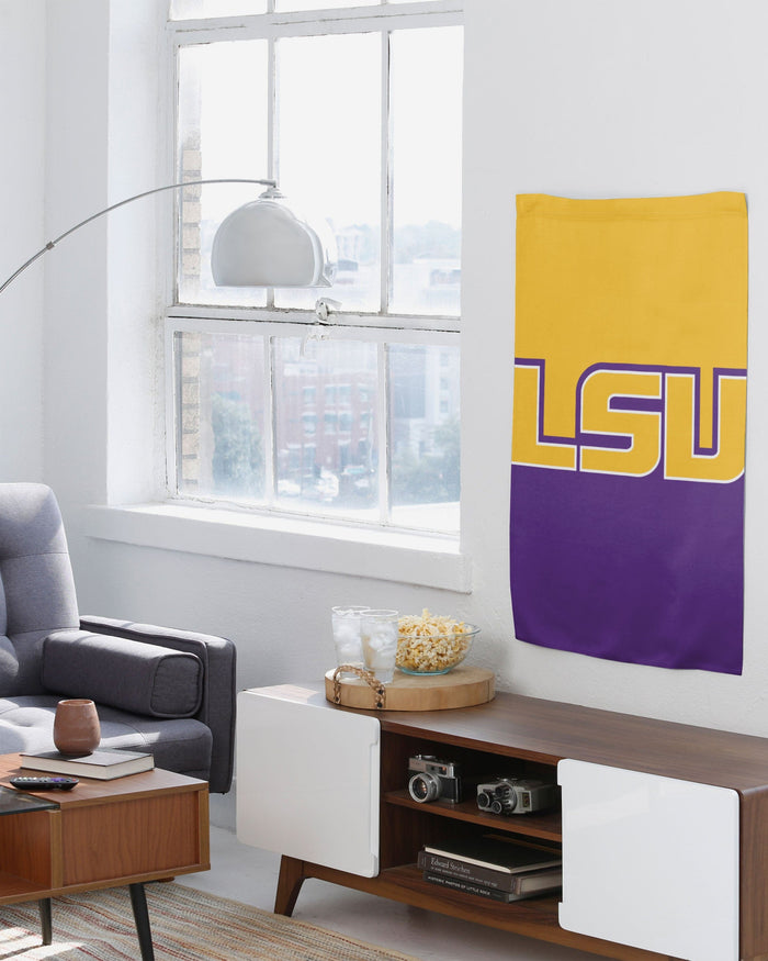 LSU Tigers Vertical Flag FOCO - FOCO.com