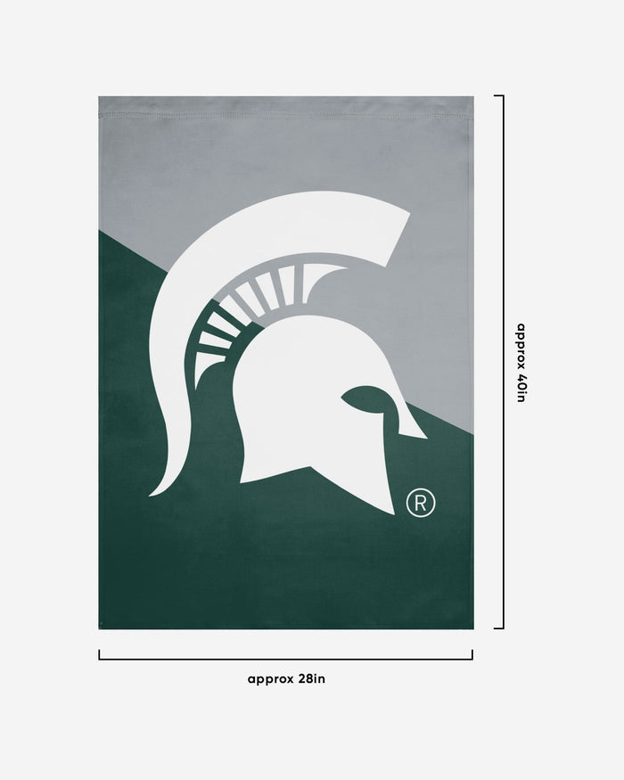 Michigan State Spartans Vertical Flag FOCO - FOCO.com