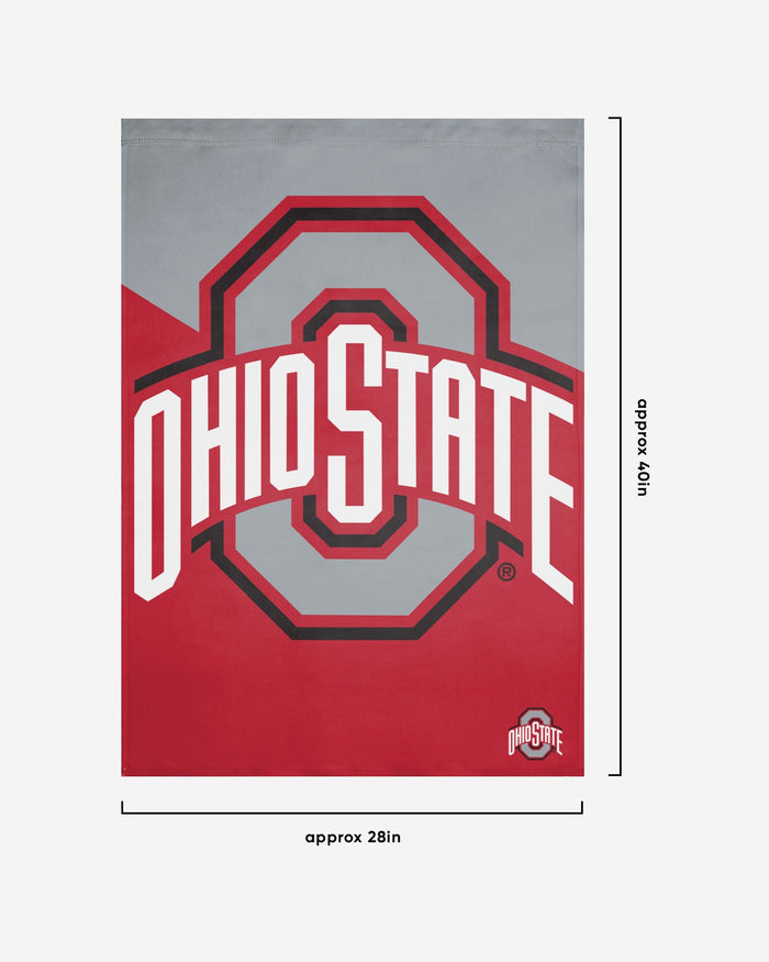 Ohio State Buckeyes Vertical Flag FOCO - FOCO.com