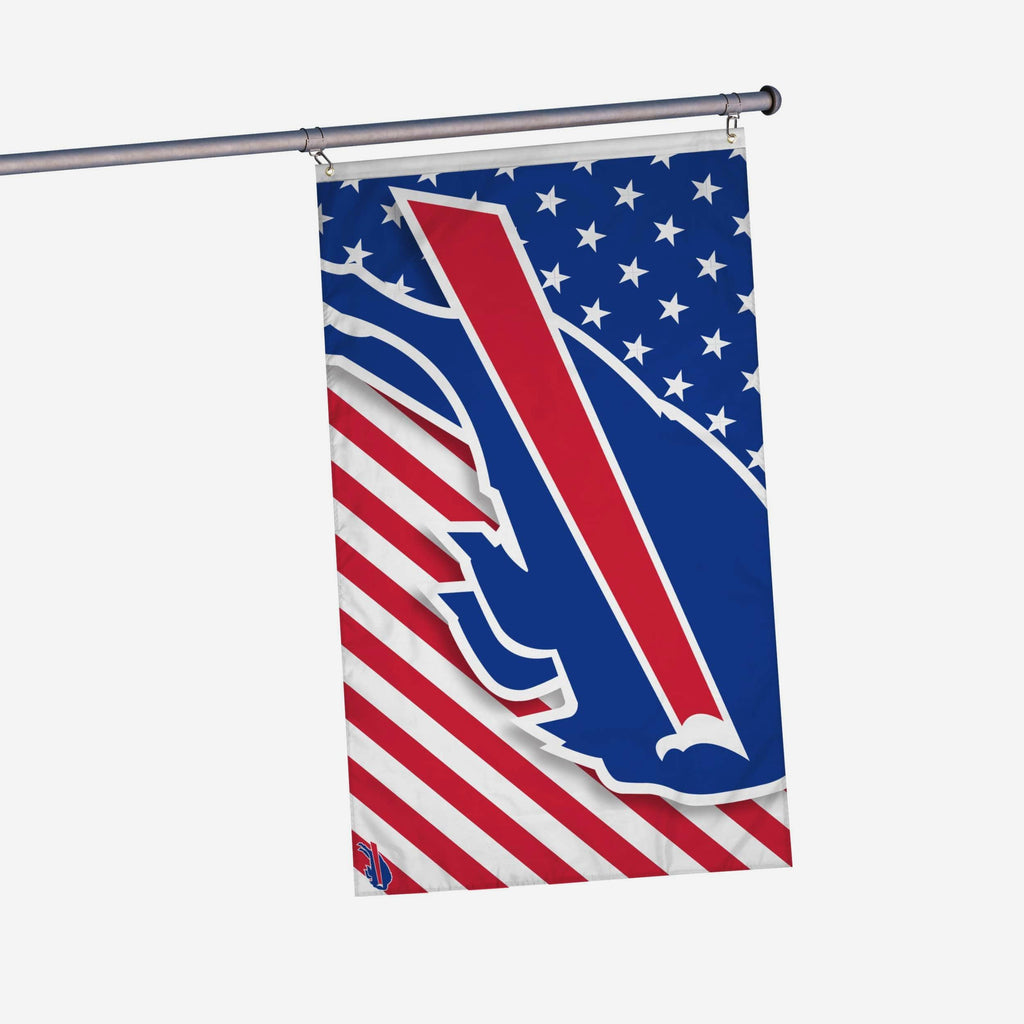 Buffalo Bills Big Logo Americana Horizontal Flag FOCO - FOCO.com