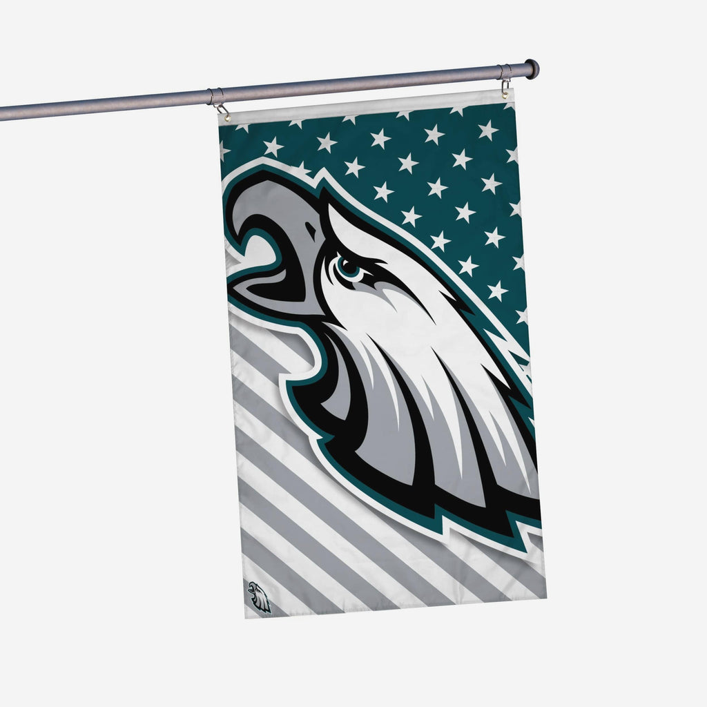 Philadelphia Eagles Big Logo Americana Horizontal Flag FOCO - FOCO.com