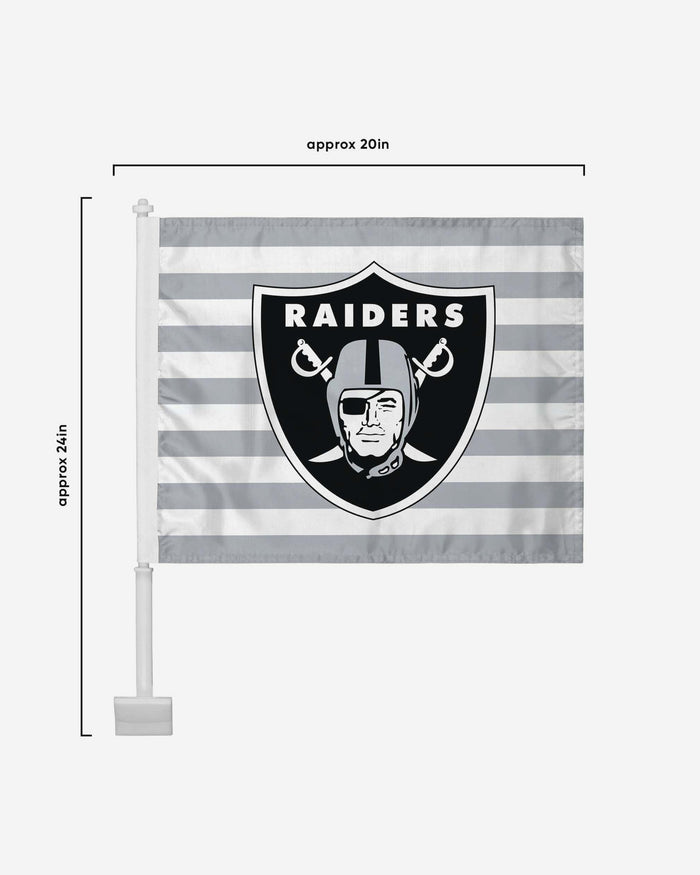 Las Vegas Raiders 2 Pack Solid Americana Car Flag FOCO - FOCO.com