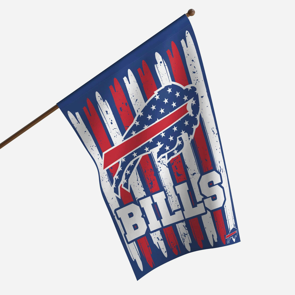 Buffalo Bills Brushstroke Americana Vertical Flag FOCO - FOCO.com