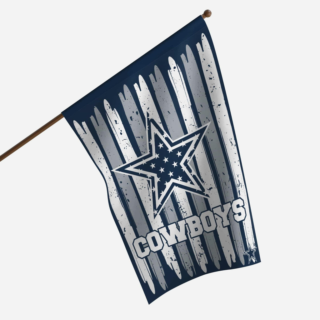 Dallas Cowboys Brushstroke Americana Vertical Flag FOCO - FOCO.com