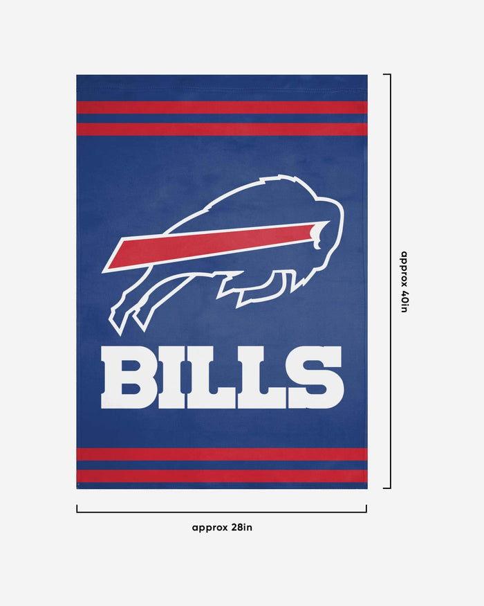 Buffalo Bills Big Logo Vertical Flag FOCO - FOCO.com