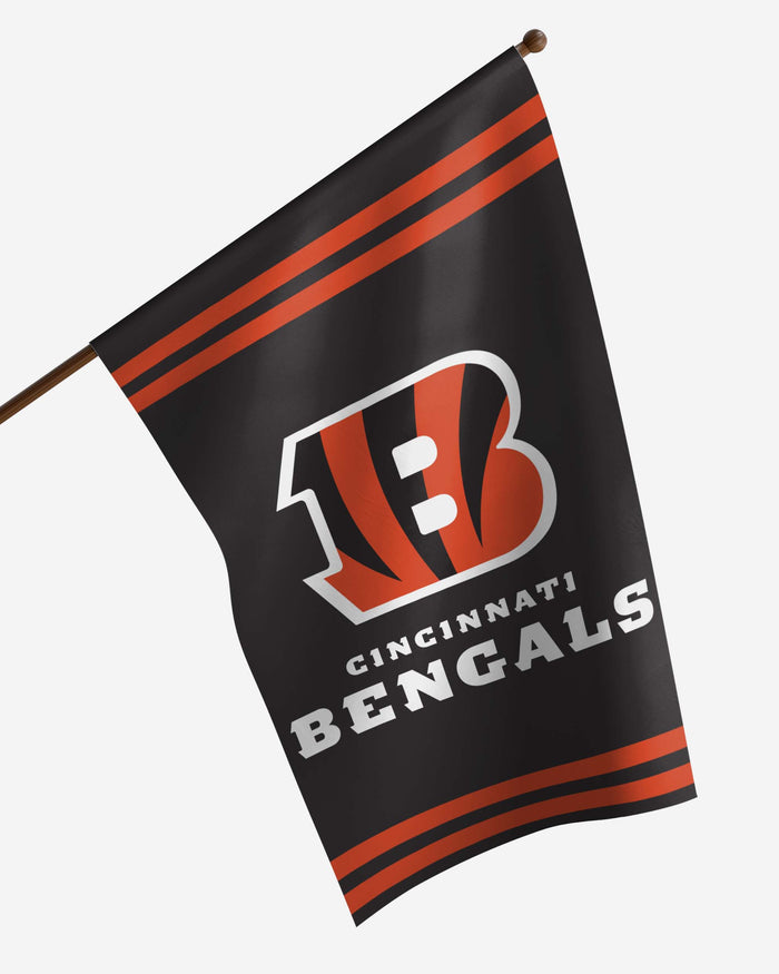 Cincinnati Bengals Big Logo Vertical Flag FOCO - FOCO.com