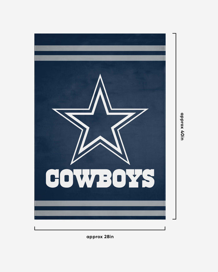 Dallas Cowboys Big Logo Vertical Flag FOCO - FOCO.com