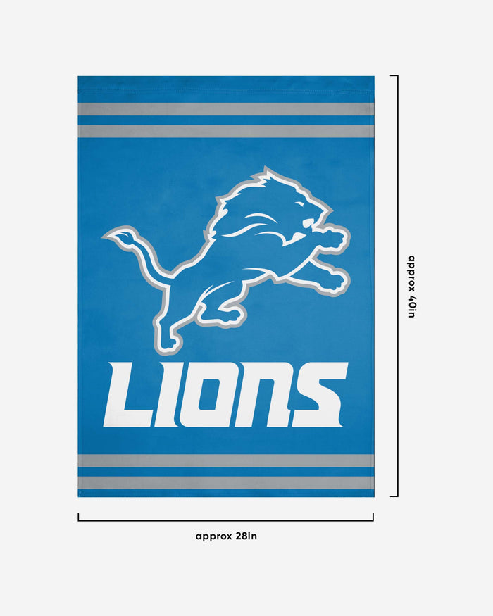 Detroit Lions Big Logo Vertical Flag FOCO - FOCO.com