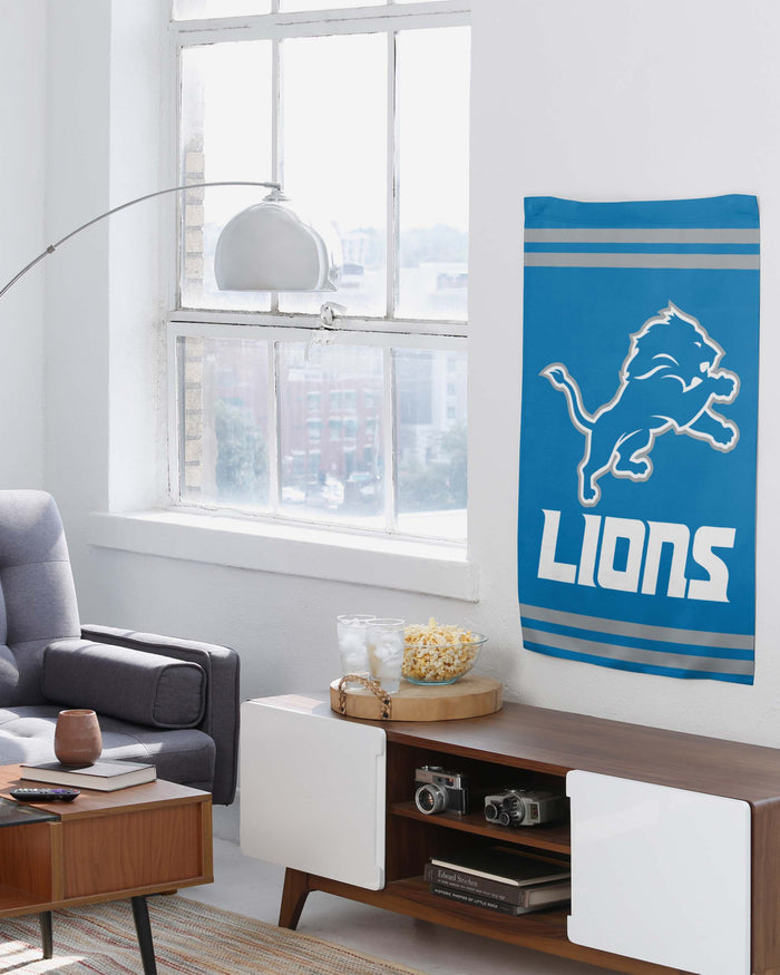 Detroit Lions Big Logo Vertical Flag FOCO - FOCO.com