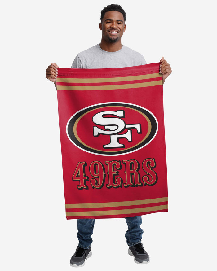 San Francisco 49ers Big Logo Vertical Flag FOCO - FOCO.com