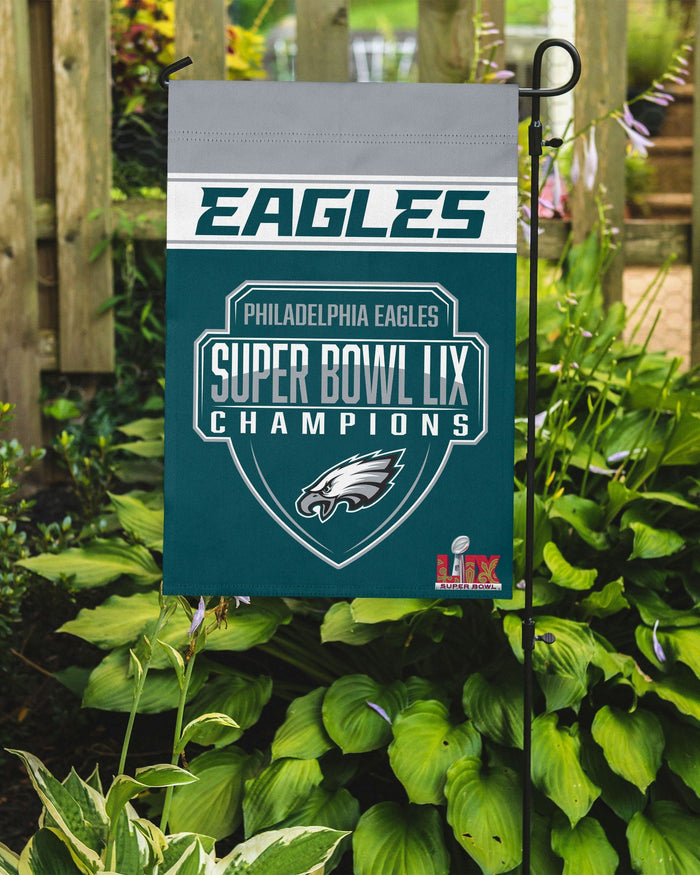 Philadelphia Eagles Super Bowl LIX Champions Garden Flag FOCO - FOCO.com