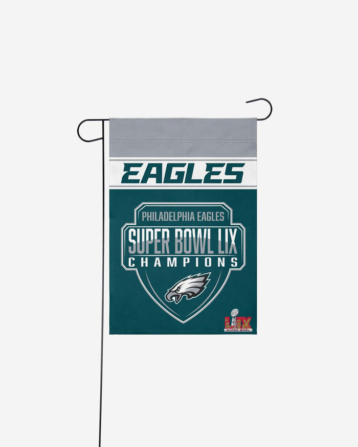 Philadelphia Eagles Super Bowl LIX Champions Garden Flag FOCO - FOCO.com