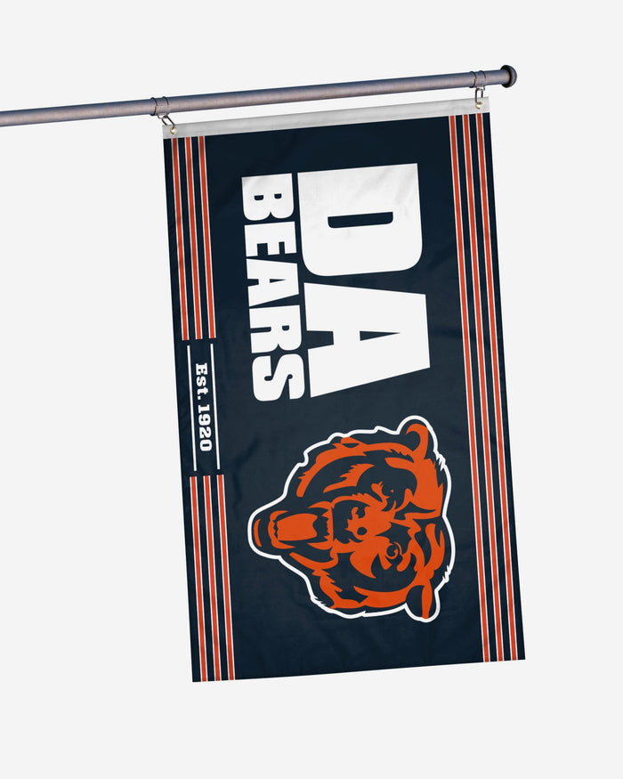 Chicago Bears Horizontal Slogan Flag FOCO - FOCO.com