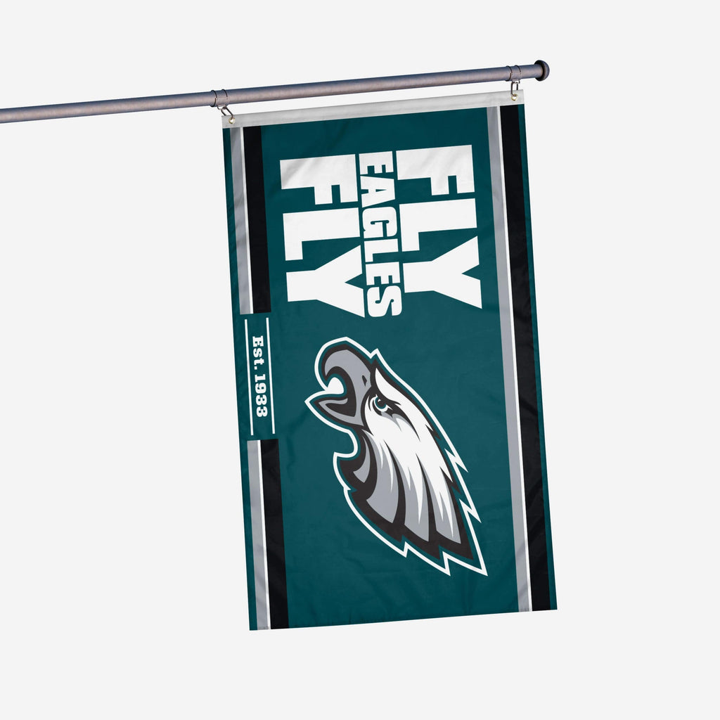 Philadelphia Eagles Horizontal Slogan Flag FOCO - FOCO.com