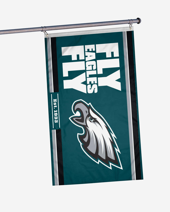 Philadelphia Eagles Horizontal Slogan Flag FOCO - FOCO.com