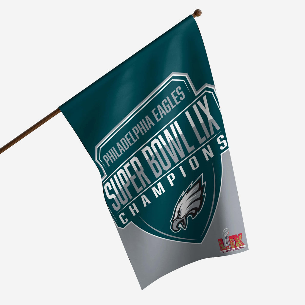 Philadelphia Eagles Super Bowl LIX Champions Veritcal Flag FOCO - FOCO.com