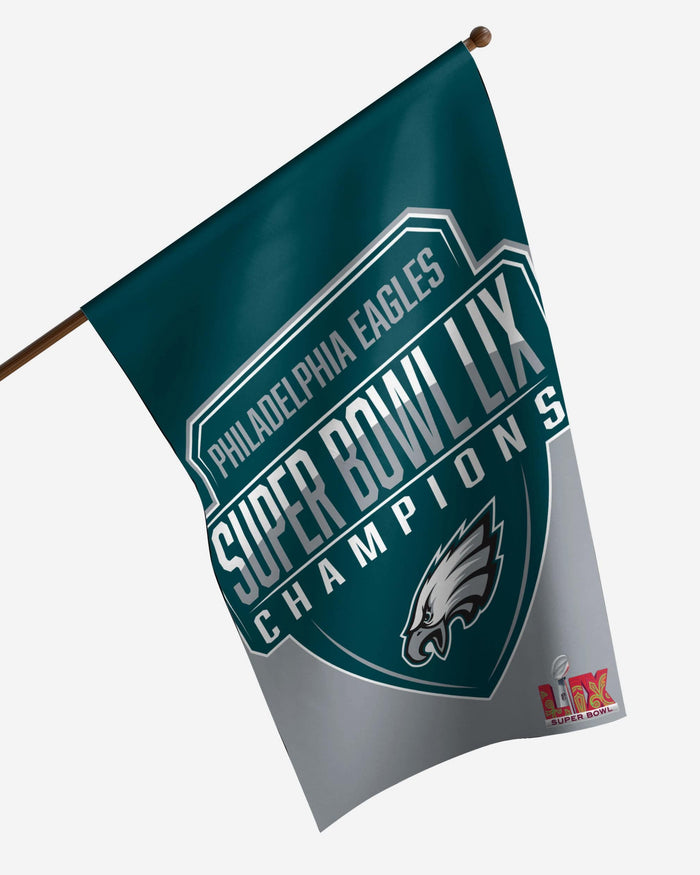 Philadelphia Eagles Super Bowl LIX Champions Veritcal Flag FOCO - FOCO.com