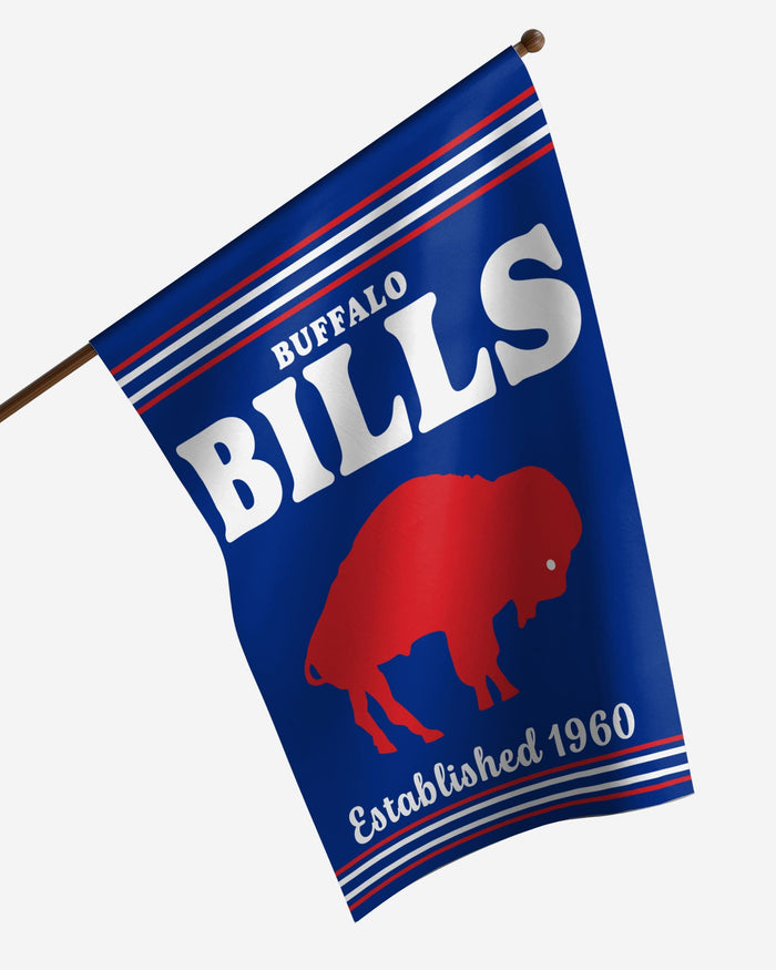 Buffalo Bills Vertical Retro Flag FOCO - FOCO.com