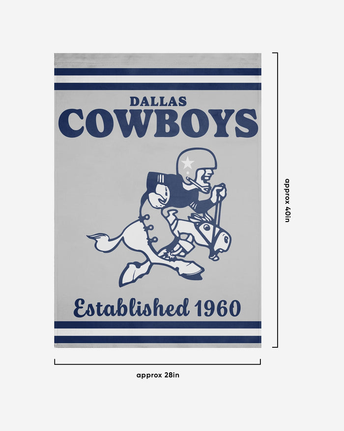 Dallas Cowboys Vertical Retro Flag FOCO - FOCO.com