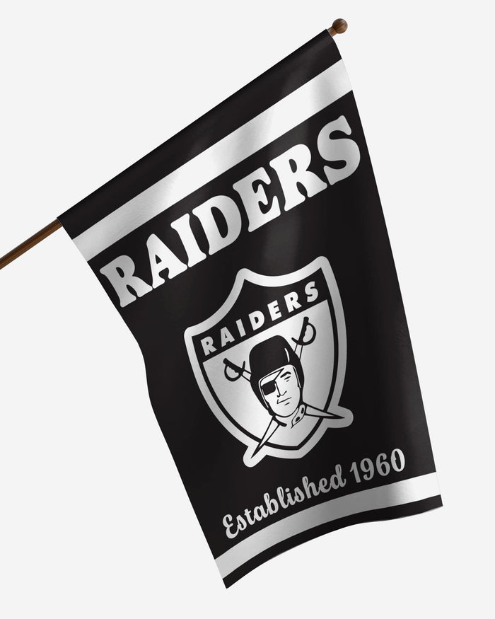 Las Vegas Raiders Vertical Retro Flag FOCO - FOCO.com