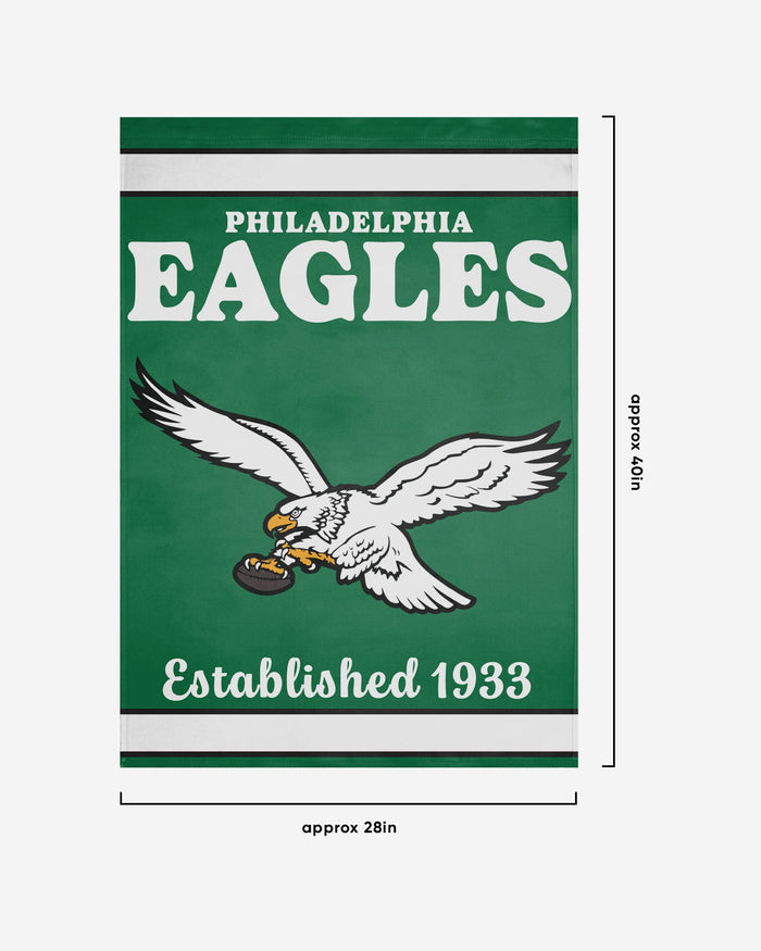 Philadelphia Eagles Vertical Retro Flag FOCO - FOCO.com