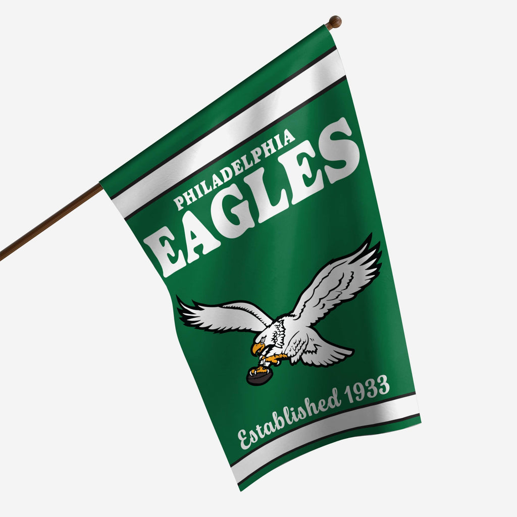 Philadelphia Eagles Vertical Retro Flag FOCO - FOCO.com