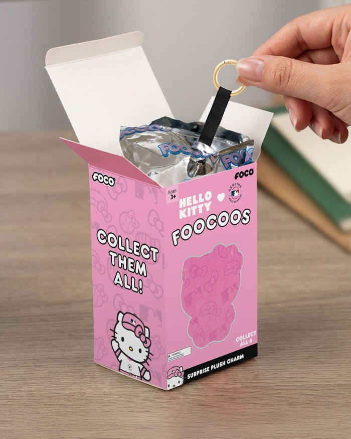 Los Angeles Dodgers Hello Kitty® FOOCOOS Plush Bag Charm Keychain Blind Box Series 1 FOCO - FOCO.com