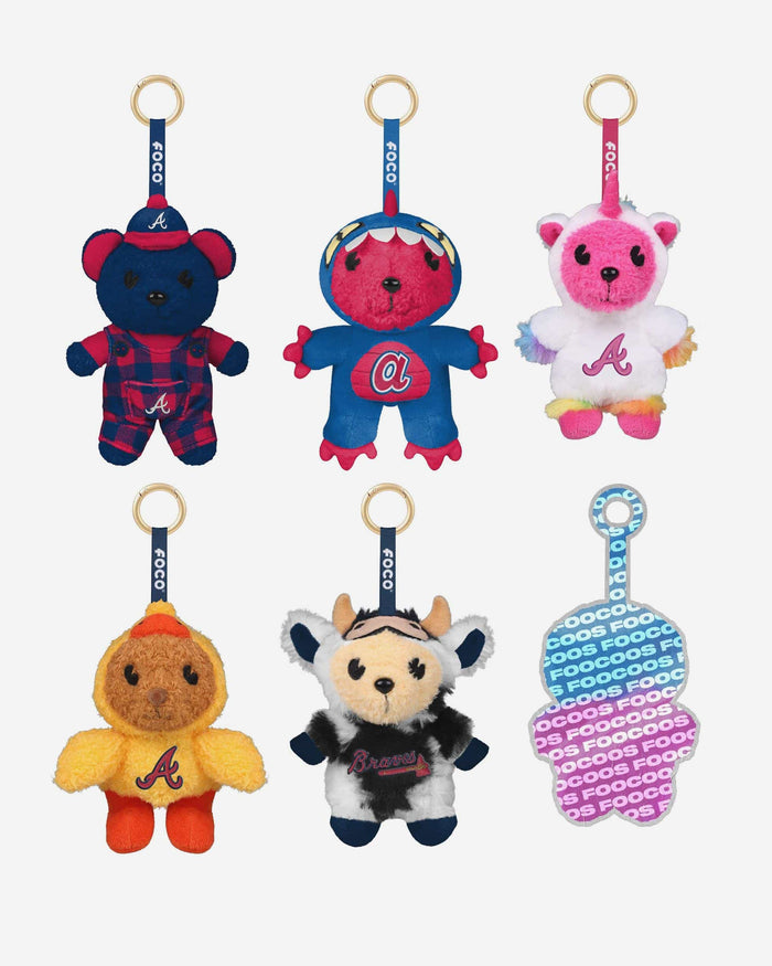 Atlanta Braves FOOCOOS Plush Bag Charm Keychain Blind Box Series 1 FOCO - FOCO.com