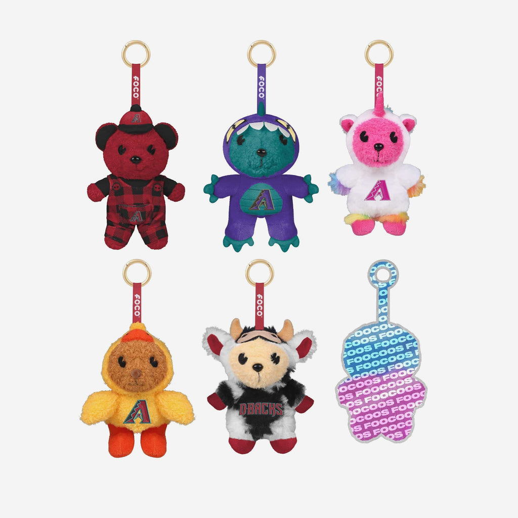 Arizona Diamondbacks FOOCOOS Plush Bag Charm Keychain Blind Box Series 1 FOCO - FOCO.com