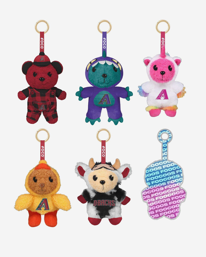 Arizona Diamondbacks FOOCOOS Plush Bag Charm Keychain Blind Box Series 1 FOCO - FOCO.com
